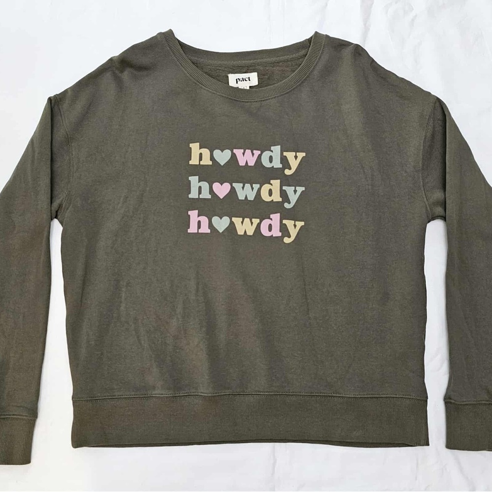 Pact 100% Organic Cotton Sweatshirt size Medium